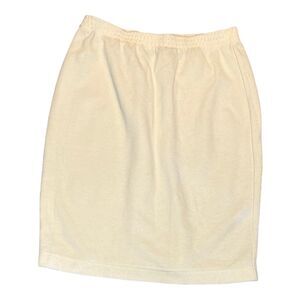 Vintage The Complex Women's Skirt White Woven Size Petite Medium